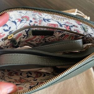 Trades of Hope crossbody purse in forest green color